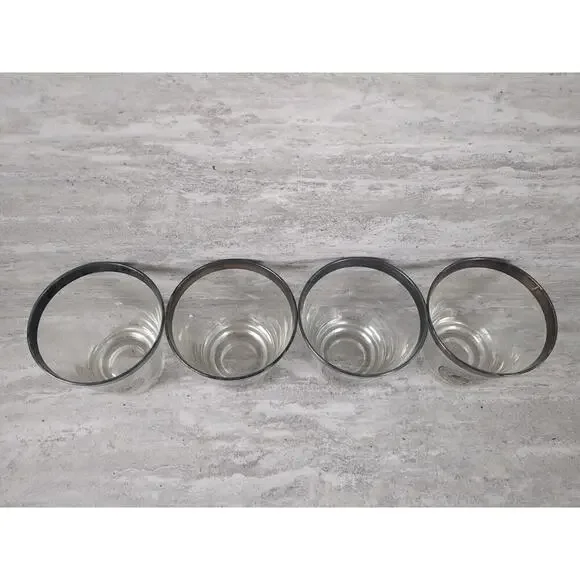 Set Of 4 Memphis State‎ University Glass Cups, Bar Glasses - Picture 2 of 6